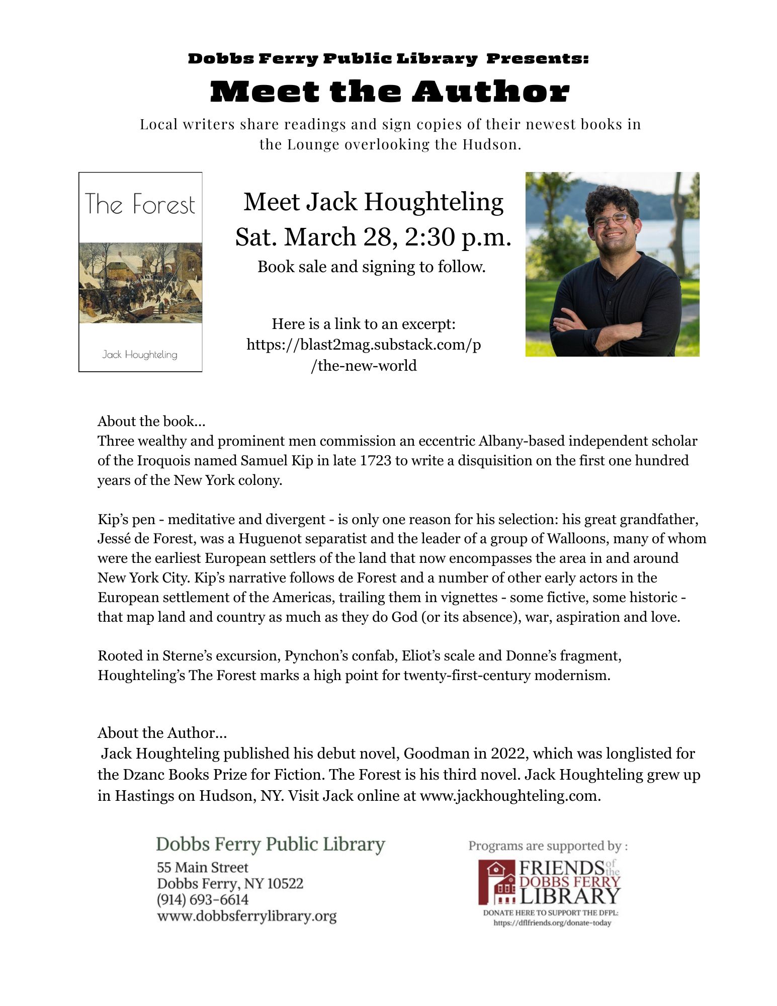 Meet the Author: Jack Houghteling