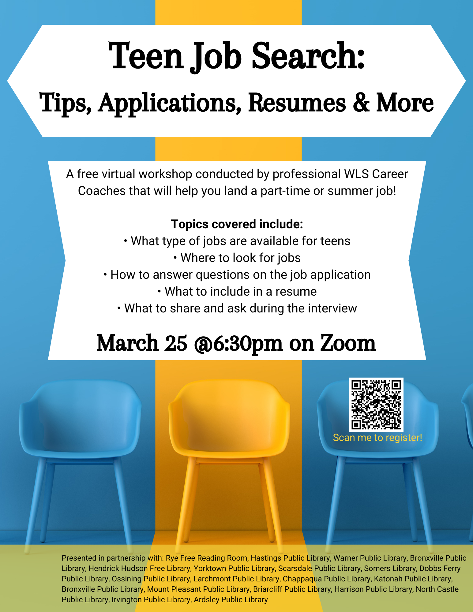 Virtual Program: Teen Job Search Tips
