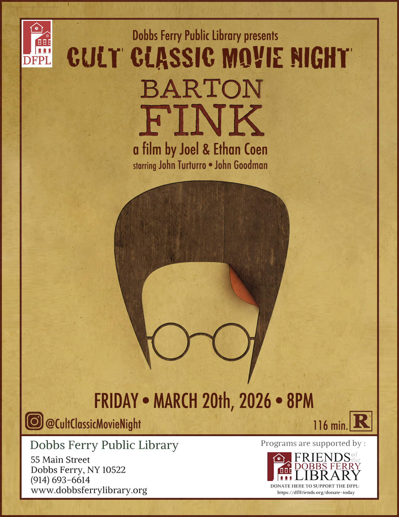 Cult Classic Movie Night: "Barton Fink"