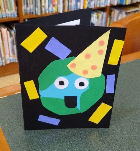 Take & Make Craft Kits for Kids: Earth Day Birthday Card - Limited Supply / First-come First-served