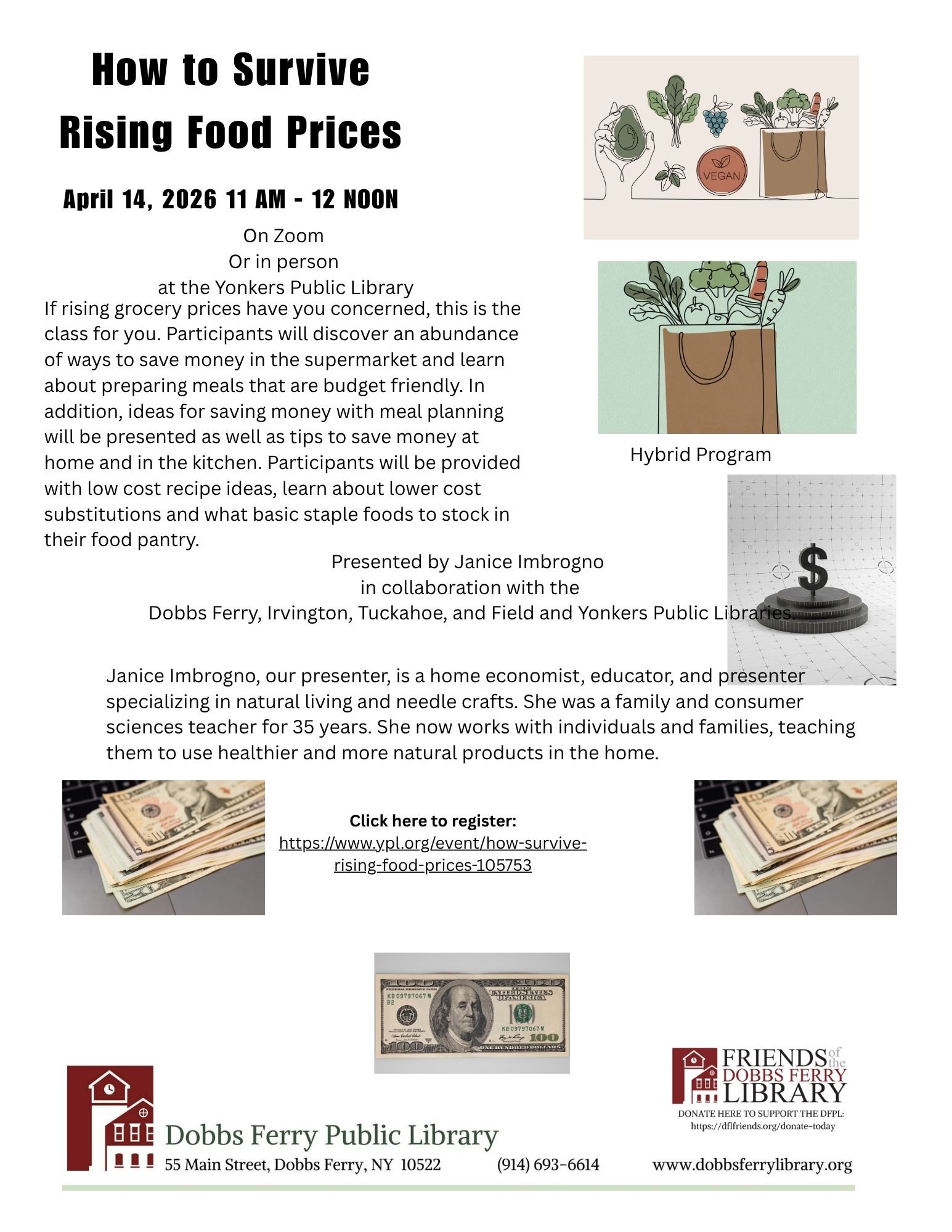 Virtual Program: How to Survive Rising Food Prices (Registration)