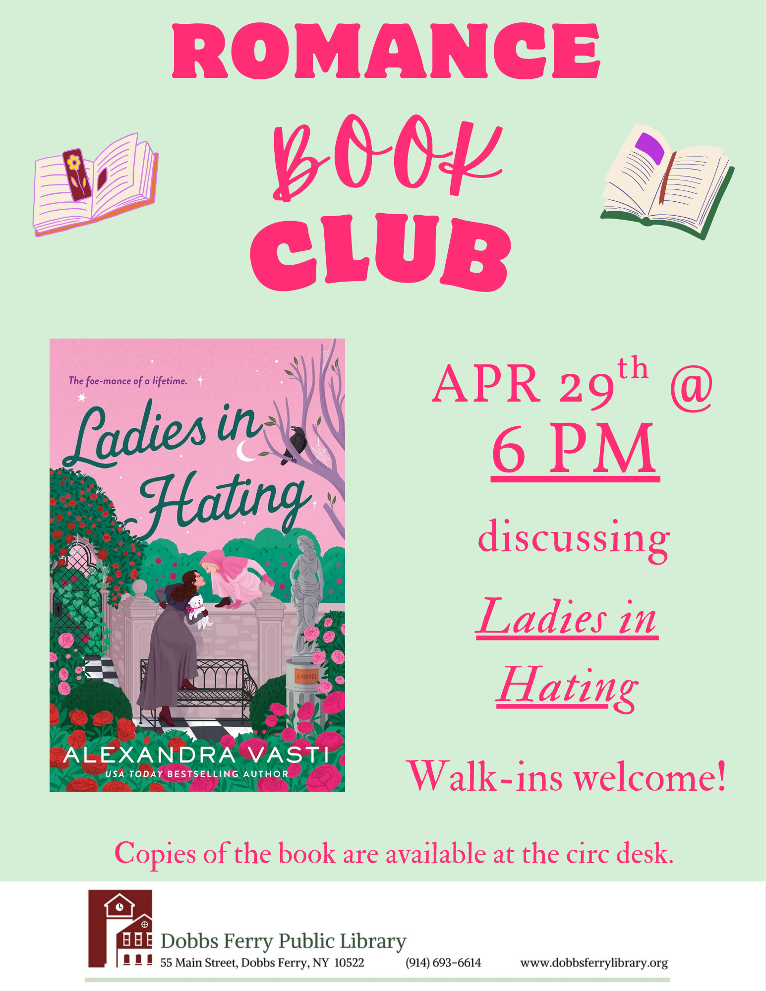 Romance Book Club: "Ladies in Hating"