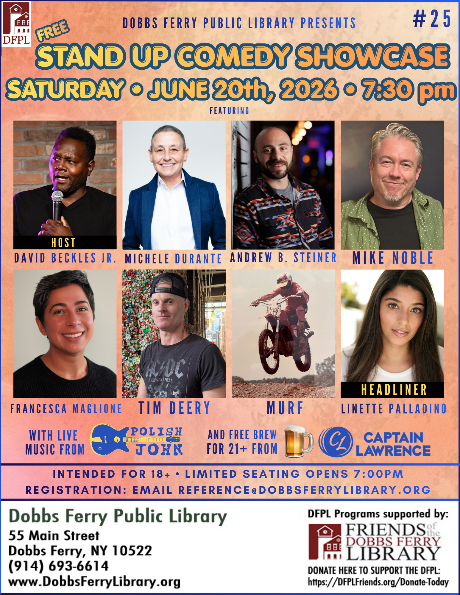 Stand Up Comedy Showcase (FREE) (Registration)