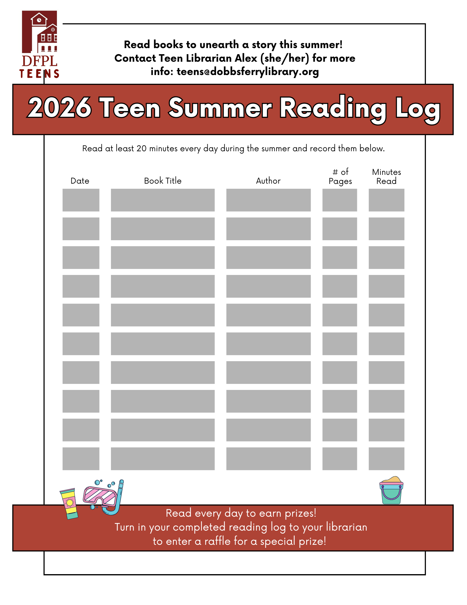 Teen Summer Reading - Dobbs Ferry Library