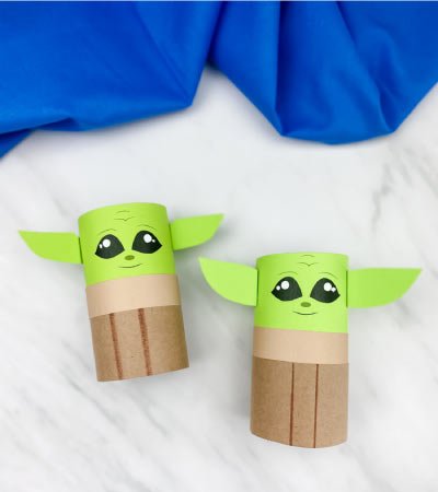 Take & Make Craft Kits for Kids: Toilet Paper Roll Yoda - Limited Supply / First-come First-served