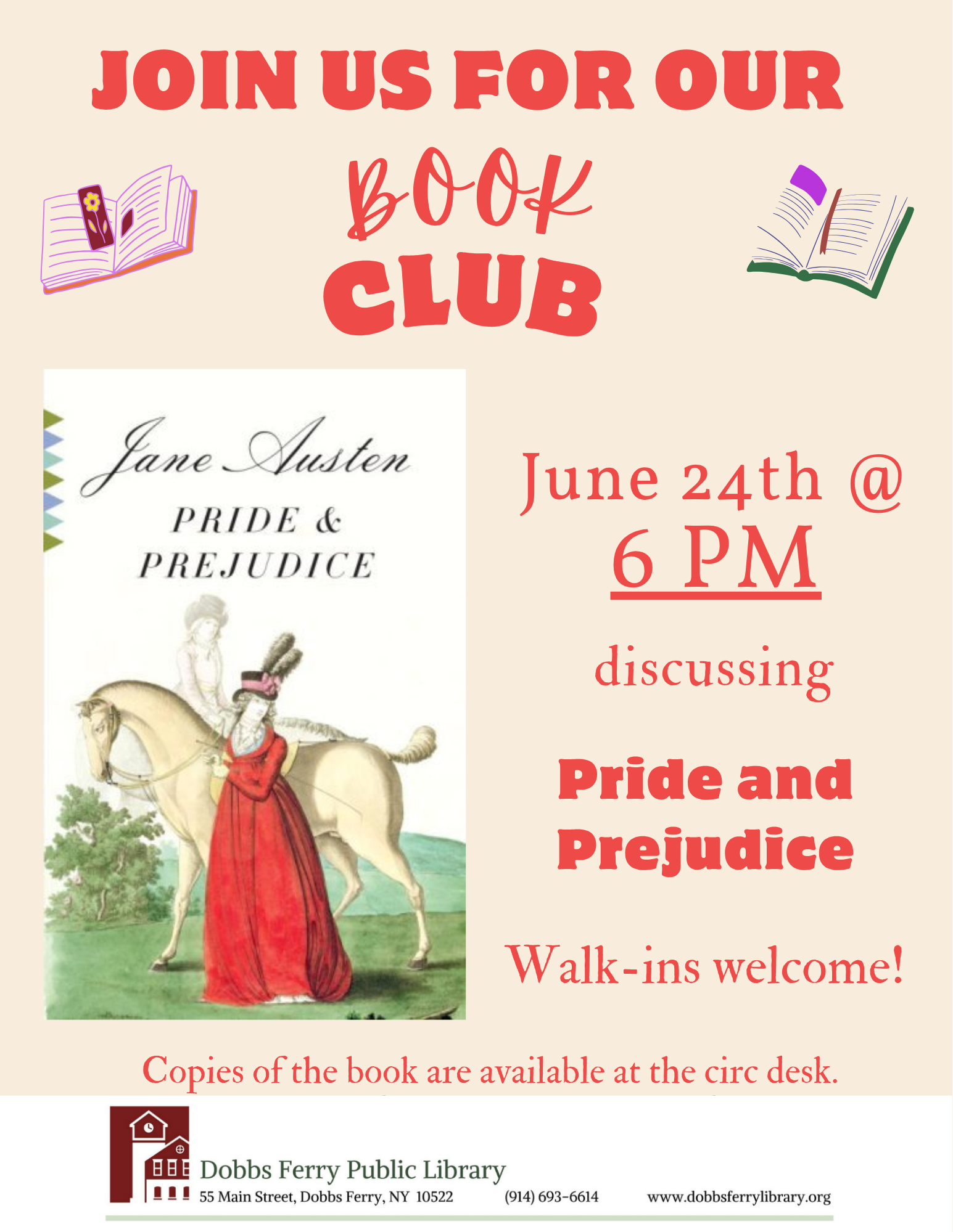 Book Club - Pride and Prejudice by Jane Austen