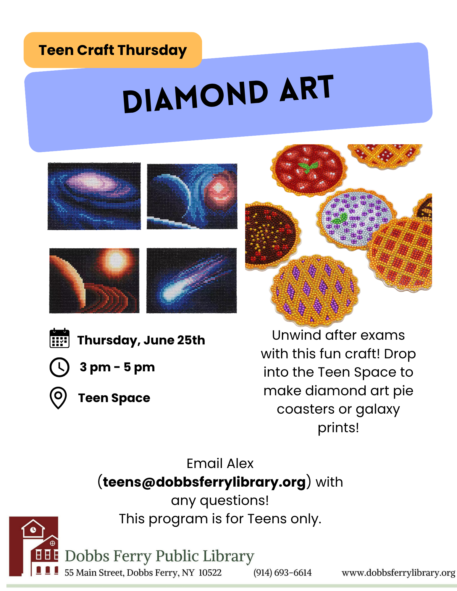 Teen Craft Thursday: Diamond Art
