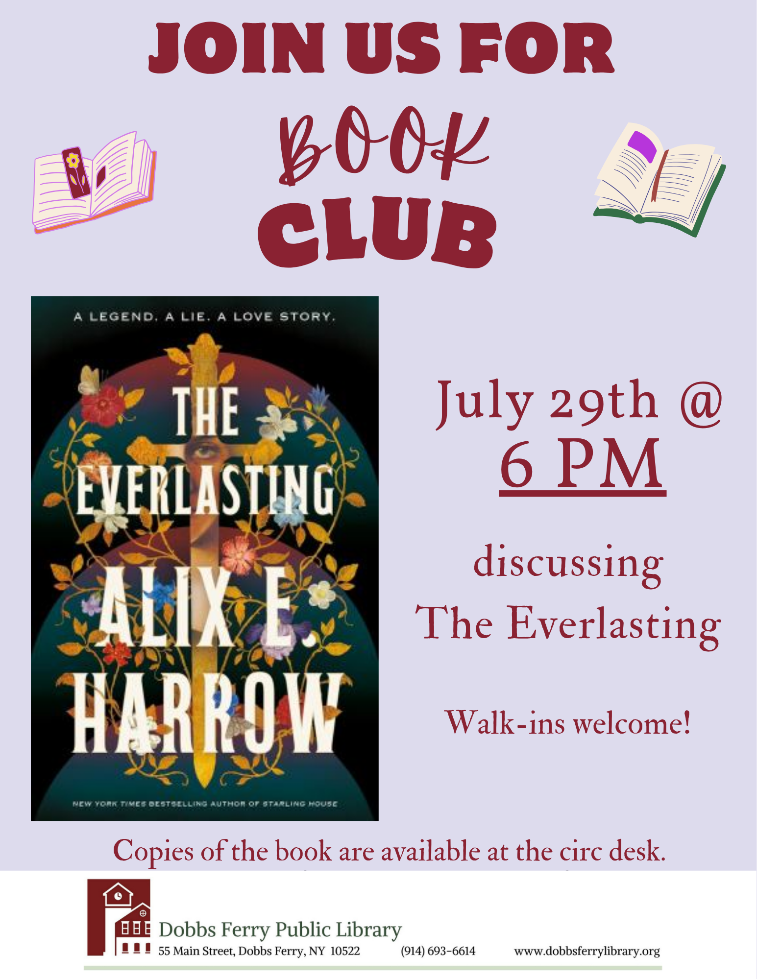 Book Club: "The Everlasting" by Alix E. Harrow