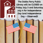 July 4th Weekend - Library Building closed