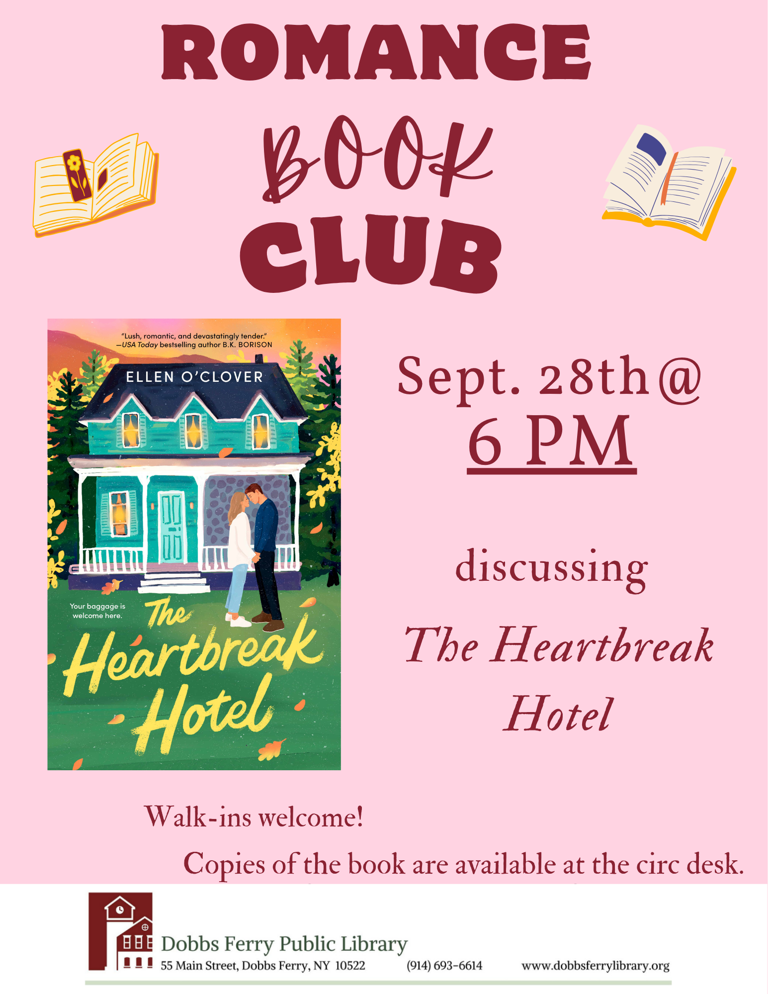 Romance Book Club: "The Heartbreak Hotel"