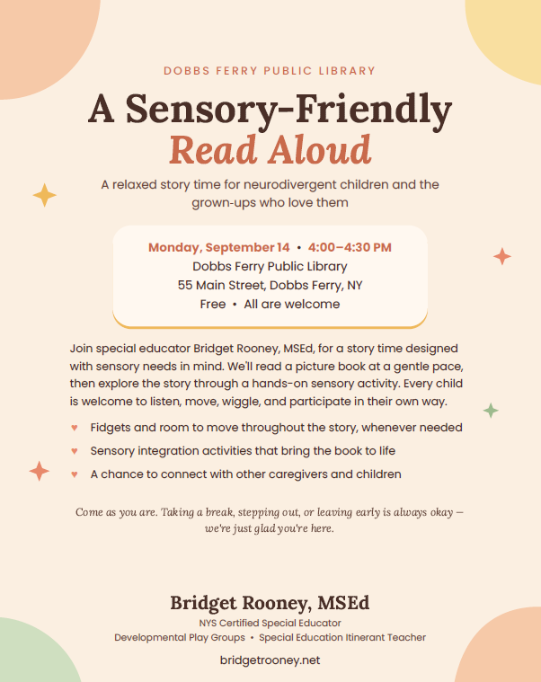 A Sensory-Friendly Read Aloud