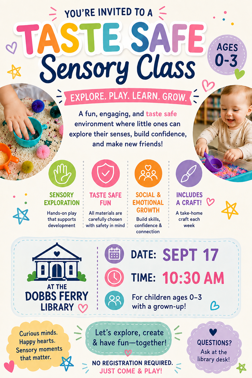 Taste Safe Sensory Class